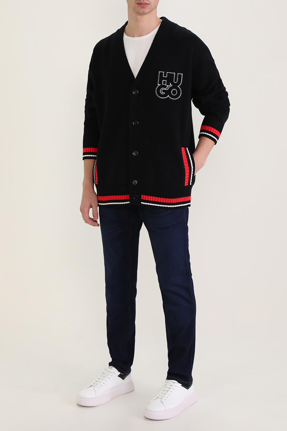 קרדיגן אוברסייז מכותנה אורגנית